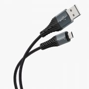 Кабель HOCO X38 Cool Charging (USB - micro-USB) черный (1 метр) — 1