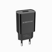 Сетевое зарядное устройство Borofone BA20A Sharp USB (черное) — 1
