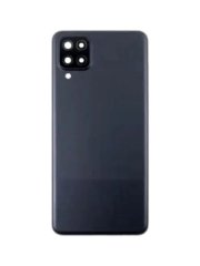 Задняя крышка для Samsung Galaxy A12 Nacho (A127F) (черная) Премиум — 3