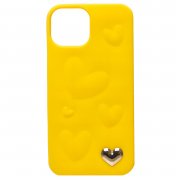 Чехол-накладка - SC319 для Apple iPhone 13 (желтая) (215411) — 1