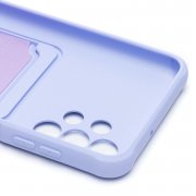 Чехол-накладка - SC304 с картхолдером для Samsung Galaxy A13 4G (A135F) (светло-фиолетовая) (208717) — 2