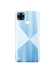 Задняя крышка для Realme C21 (голубая)