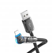 Кабель Hoco U118 для Apple (USB - lightning) (черный)