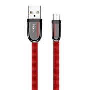 Кабель Hoco U74 (USB - micro USB) (красный)
