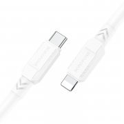 Кабель для Apple Borofone BX81 (Type-C - lightning) (белый) — 3