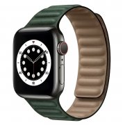 Ремешок для Apple Watch 42 mm на магните (зеленый) — 1
