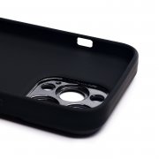 Чехол-накладка - PC084 экокожа для Apple iPhone 13 Pro (219662) (черная) — 3