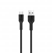 Кабель Hoco U31 (USB - Type-C) (черный) — 2