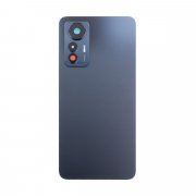 Задняя крышка для Xiaomi 12 Lite (черная) премиум — 2