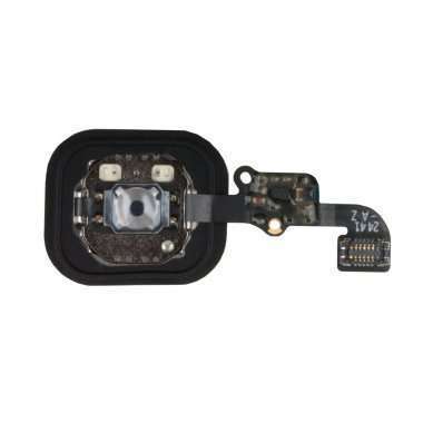 Шлейф для Apple iPhone 6 на кнопку Home в сборе (черный) &mdash; 2