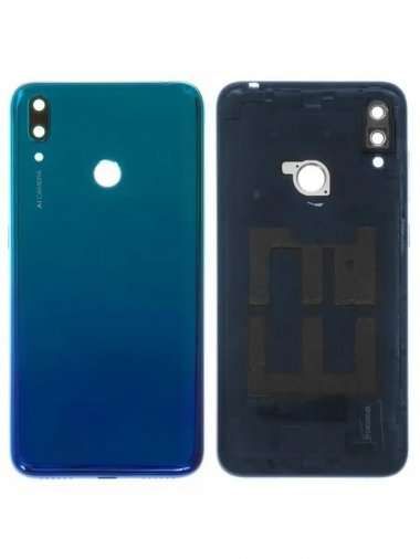 Задняя крышка для Huawei Y7 2019 (синяя) &mdash; 1