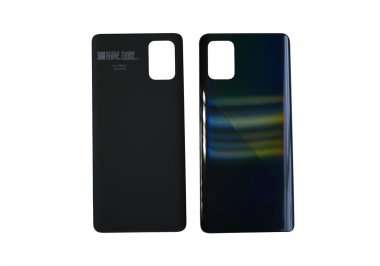 Задняя крышка для Samsung Galaxy A71 (A715F) (черная) &mdash; 1