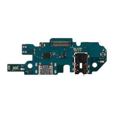 Шлейф для Samsung Galaxy A10 (A105F) плата на разъем зарядки/разъем гарнитуры/микрофон Премиум — 1