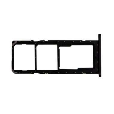 Контейнер SIM для Samsung Galaxy A02s (A025F) (черный) &mdash; 1