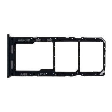 Контейнер SIM для Samsung Galaxy A12 Nacho (A127F) (черный) — 1