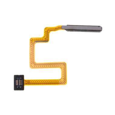 Шлейф для Samsung Galaxy A22 5G (A226F) + сканер отпечатка пальца (черный) &mdash; 2