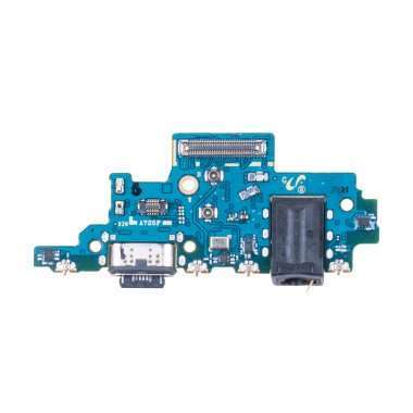 Шлейф для Samsung Galaxy A72 (A725F) плата на разъем зарядки/разъем гарнитуры/микрофон Премиум
