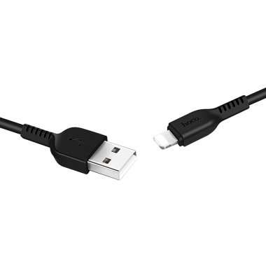 Кабель Hoco X20 Snowy Spirit для Apple (USB - lightning) (черный) — 4