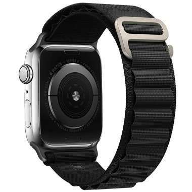 Ремешок ApW27 Alpine Loop для Apple Watch 38 mm текстиль (черный) — 1