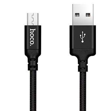 Кабель Hoco X14 (USB - micro USB) 200см (черный) — 1