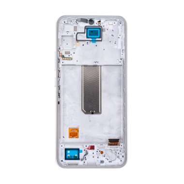 Дисплейный модуль с тачскрином для Samsung Galaxy A34 5G (A346B) (серебристый) (OLED)