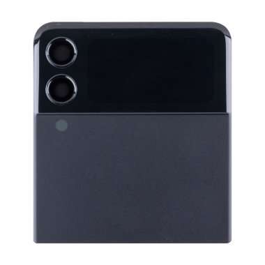 Дисплейный модуль с тачскрином для Samsung Galaxy Z Flip3 (F711B) (черный) &mdash; 2