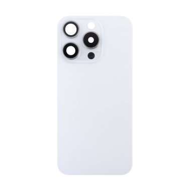 Задняя крышка для Apple iPhone 15 Pro (белая) Премиум &mdash; 2