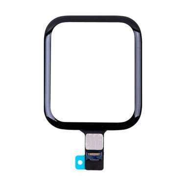 Стекло с тачскрином для Apple Watch SE 2022 44 mm в сборе с OCA пленкой (черное) &mdash; 2