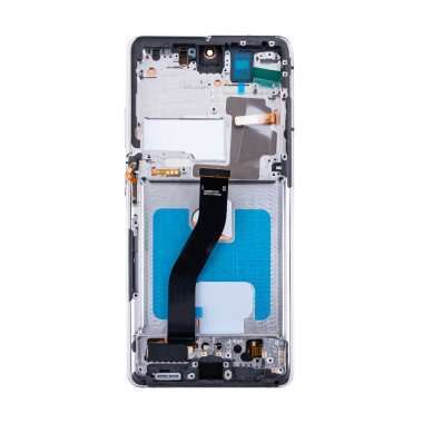 Дисплейный модуль с тачскрином для Samsung Galaxy S21 Ultra (G998B) (серебристый) (OLED) — 1