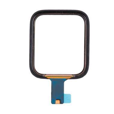 Стекло для Apple Watch 5 Watch 5 44 mm с тачскрином и OCA пленкой (черное) &mdash; 1